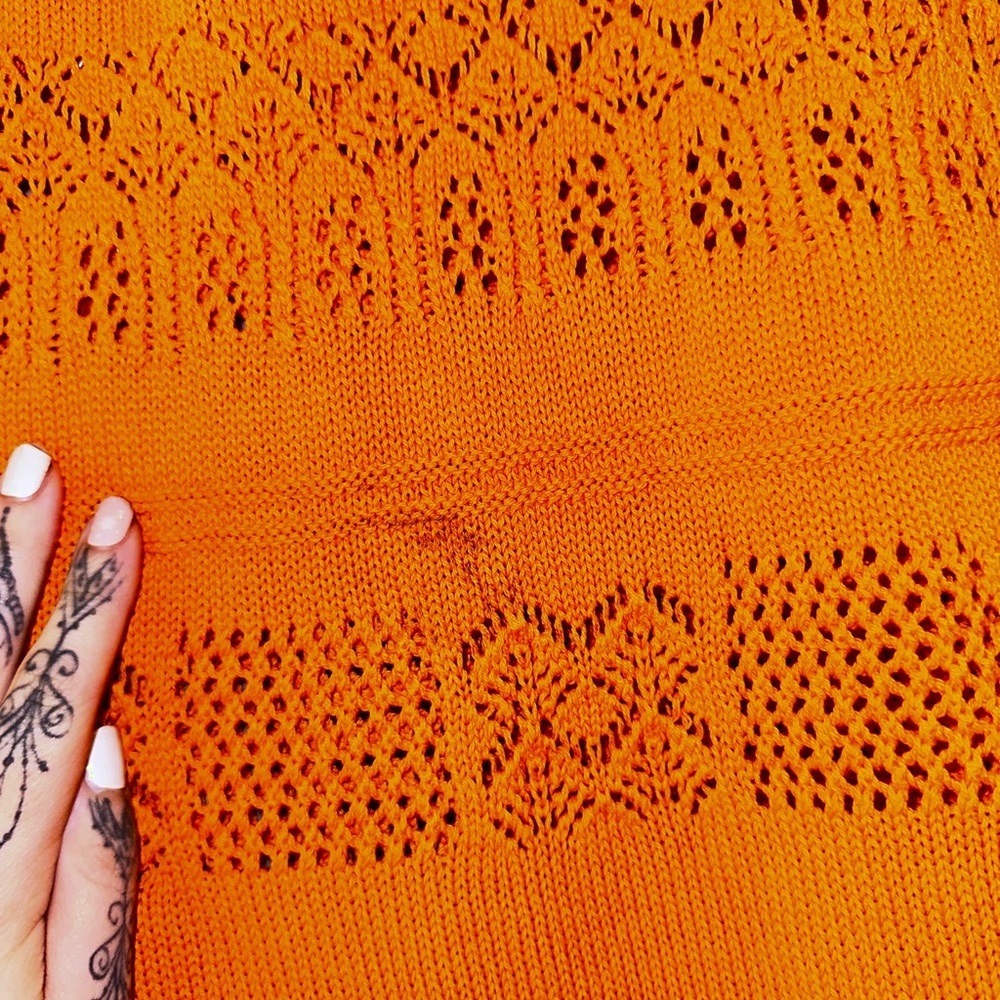 Jolie Vibrant Orange Midi Dress - Picture 8 of 8